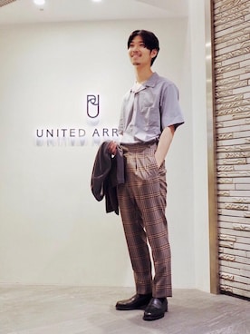 若命　勇佑さん（メンズ・178cm）の夏コーディネート