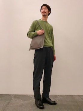 若命　勇佑さん（メンズ・178cm）の秋コーディネート