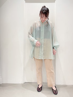 「トレンド」｜Tsujita（POUDOUDOU 川崎アトレ店）さん（レディース・153cm）の春コーディネート