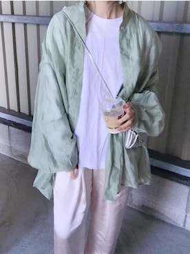 「Rapture（ラプチャー）のアイテム」を使った、ERIKAさん（レディース・157cm）の春コーディネート