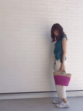 ふじわら 佳緒里さん（レディース・162cm）の春コーディネート