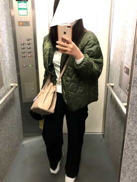 「アイテム（ブルゾン）」を使った、emma*さん（レディース・159cm・30代）の春コーディネート
