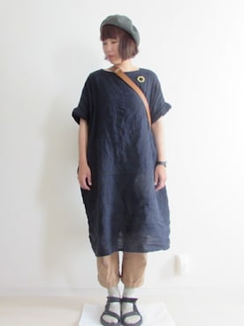 「L.H.P（エルエイチピー）のアイテム（シューズ）」を使った、mocoさん（レディース・167cm）の春コーディネート