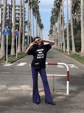 外村沙良さん（レディース・160cm）の秋コーディネート