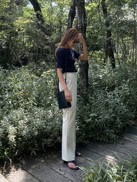 外村沙良さん（レディース・160cm）の秋コーディネート