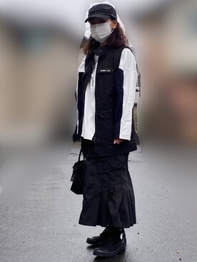 Rii & Ayuさん（レディース・154cm）の春コーディネート