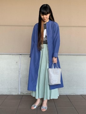 「green label relaxing（グリーンレーベルリラクシング）のアイテム（その他アウター）」を使った、takada10810さん（レディース・165cm）の春コーディネート