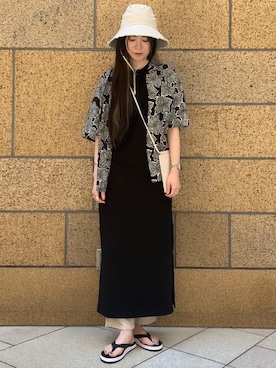 「☆柄シャツ」｜takada10810さん（レディース・165cm）の春コーディネート