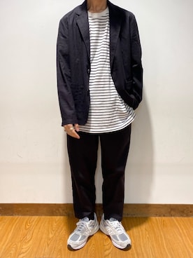 「YSTRDY's TMRRW（イエスタデイズトゥモロー）のアイテム」を使った、ryokiさん（メンズ・172cm）の春コーディネート