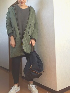 「キルティングコート」｜yuikaさん（レディース・162cm）の秋コーディネート