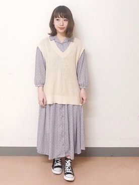 Misaki Makiさん（レディース・149cm）の秋コーディネート