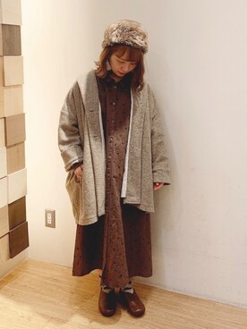 Misaki Makiさん（レディース・149cm）の秋コーディネート