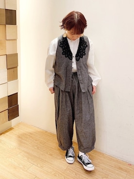 Misaki Makiさん(レディース・149cm)の春コーディネート