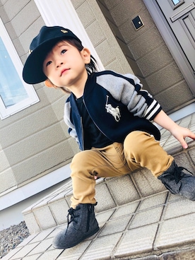 okkoさん（キッズ・90cm）の春コーディネート