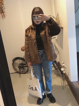 iigg☺︎さん（レディース・154cm）の冬コーディネート