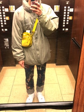 「シンプルおしゃれが好き」｜「アイテム（ミリタリージャケット）」を使った、Toshiさん（メンズ・170cm）の秋コーディネート