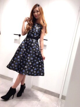 Redyazel レディアゼル の 星ジャガードワンピース ワンピース Wear