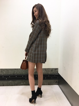 「REDYAZEL（レディアゼル）のアイテム（その他アウター）」を使った、mayugero_128さん（レディース・163cm）の冬コーディネート