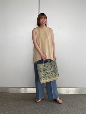 Saki Tomitaさん(レディース・168cm)の夏コーディネート