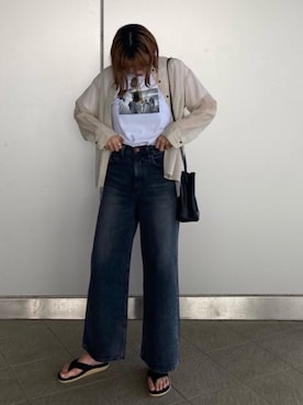 Saki Tomitaさん(レディース・168cm)の夏コーディネート