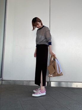 Saki Tomitaさん（レディース・168cm）の夏コーディネート