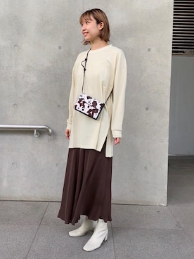 Saki Tomitaさん（レディース・168cm）の秋コーディネート