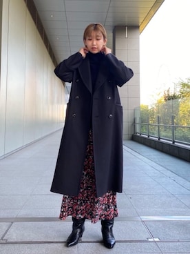 「miista（ミスタ）のアイテム」を使った、Saki Tomitaさん（レディース・168cm）の秋コーディネート