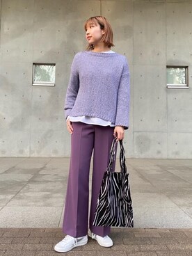 Saki Tomitaさん（レディース・169cm）の冬コーディネート