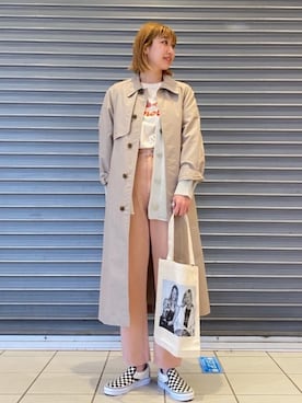 Saki Tomitaさん（レディース・169cm）の冬コーディネート