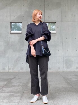 「BEVERLY（ビバリー）のアイテム」を使った、Saki Tomitaさん（レディース・169cm）の春コーディネート