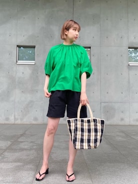 Saki Tomitaさん（レディース・169cm）の春コーディネート