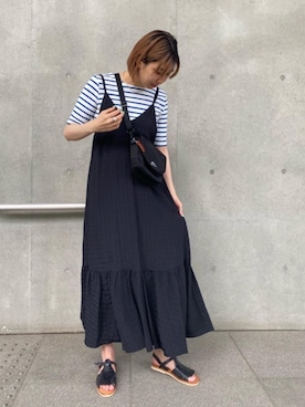 Saki Tomitaさん（レディース・169cm）の春コーディネート