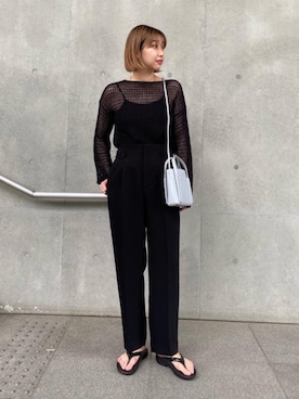 Saki Tomitaさん(レディース・169cm)の春コーディネート