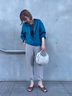 Saki Tomitaさん（レディース・169cm）の夏コーディネート