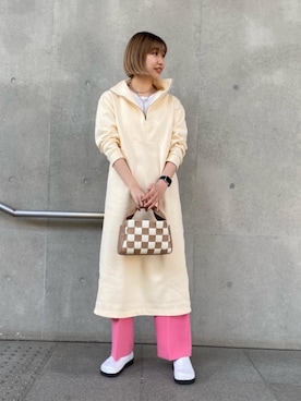 Saki Tomitaさん（レディース・169cm）の冬コーディネート