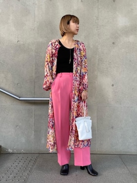 Saki Tomitaさん（レディース・169cm）の冬コーディネート