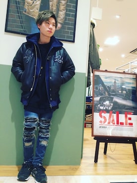 takuroさん（メンズ・163cm）の冬コーディネート