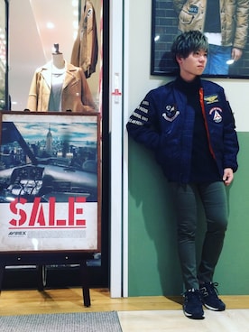 takuroさん（メンズ・163cm）の冬コーディネート