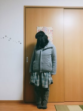 「FINAL DECISION（ファイナルディシジョン）のアイテム（ジャケット/アウター）」を使った、きいろいみみずさん（レディース・149cm）の冬コーディネート