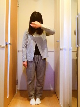 「B.L.U.E（ビーエルユーイー）のアイテム（トップス）」を使った、きいろいみみずさん（レディース・149cm）の冬コーディネート
