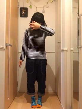 「rough（ラフ）のアイテム」を使った、きいろいみみずさん（レディース・149cm）の春コーディネート