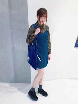 Crystalさん（レディース・171cm）の春コーディネート