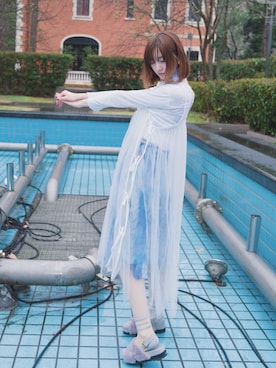 「BEAMS WOMEN（ビームス　ウィメン）のアイテム」を使った、Crystalさん（レディース・171cm）の春コーディネート