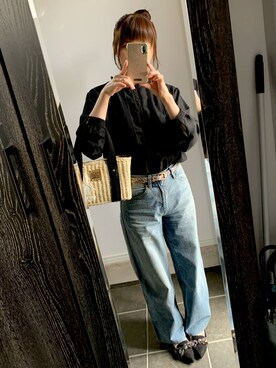 「CRYSTAL BALL（クリスタルボール）のアイテム」を使った、JcoRo☀︎さん（レディース・158cm）の春コーディネート