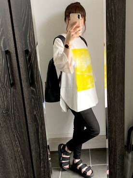 「CRYSTAL BALL（クリスタルボール）のアイテム」を使った、JcoRo☀︎さん（レディース・158cm）の夏コーディネート