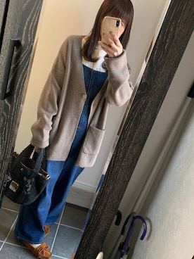 「セポ」｜「アイテム（サロペット/オーバーオール）」を使った、JcoRo☀︎さん（レディース・158cm）の秋コーディネート