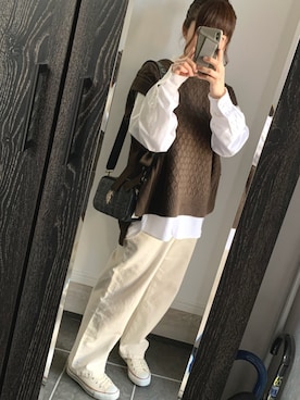 JcoRo☀︎さん（レディース・158cm）の冬コーディネート