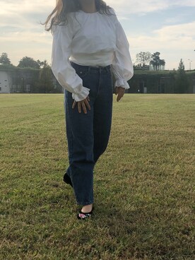 「カンフーシューズ」｜コモさん（レディース・158cm）の秋コーディネート