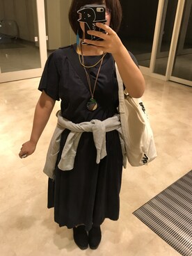 「POU DOU DOU（プードゥドゥ）のアイテム（その他）」を使った、ゆうき。さん（レディース・159cm）の春コーディネート