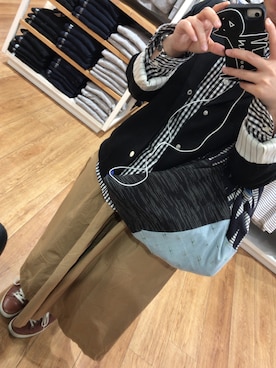 「FRAPBOIS（フラボア）のアイテム（テーラードジャケット）」を使った、ゆうき。さん（レディース・159cm）の春コーディネート